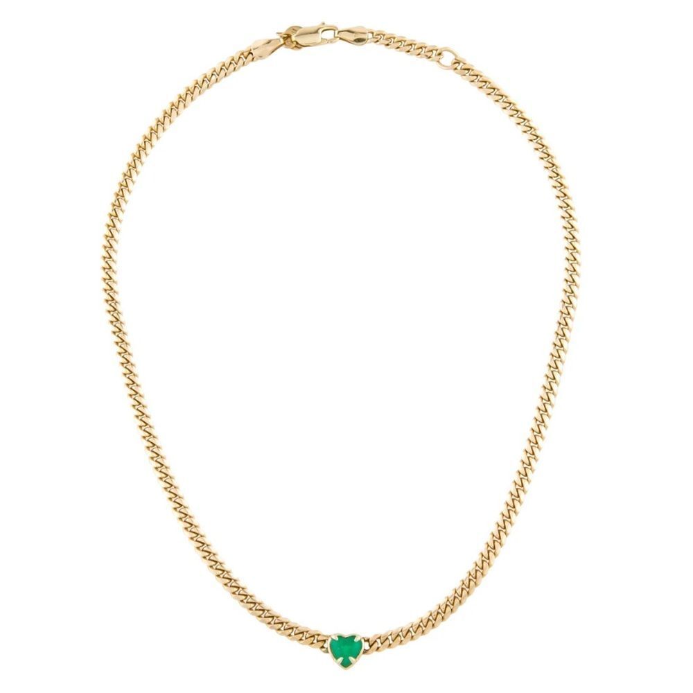 Logan Hollowell • Colombian Emerald Heart Necklace